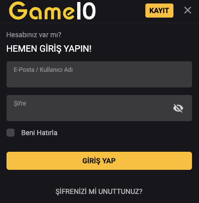 Game10 Giriş