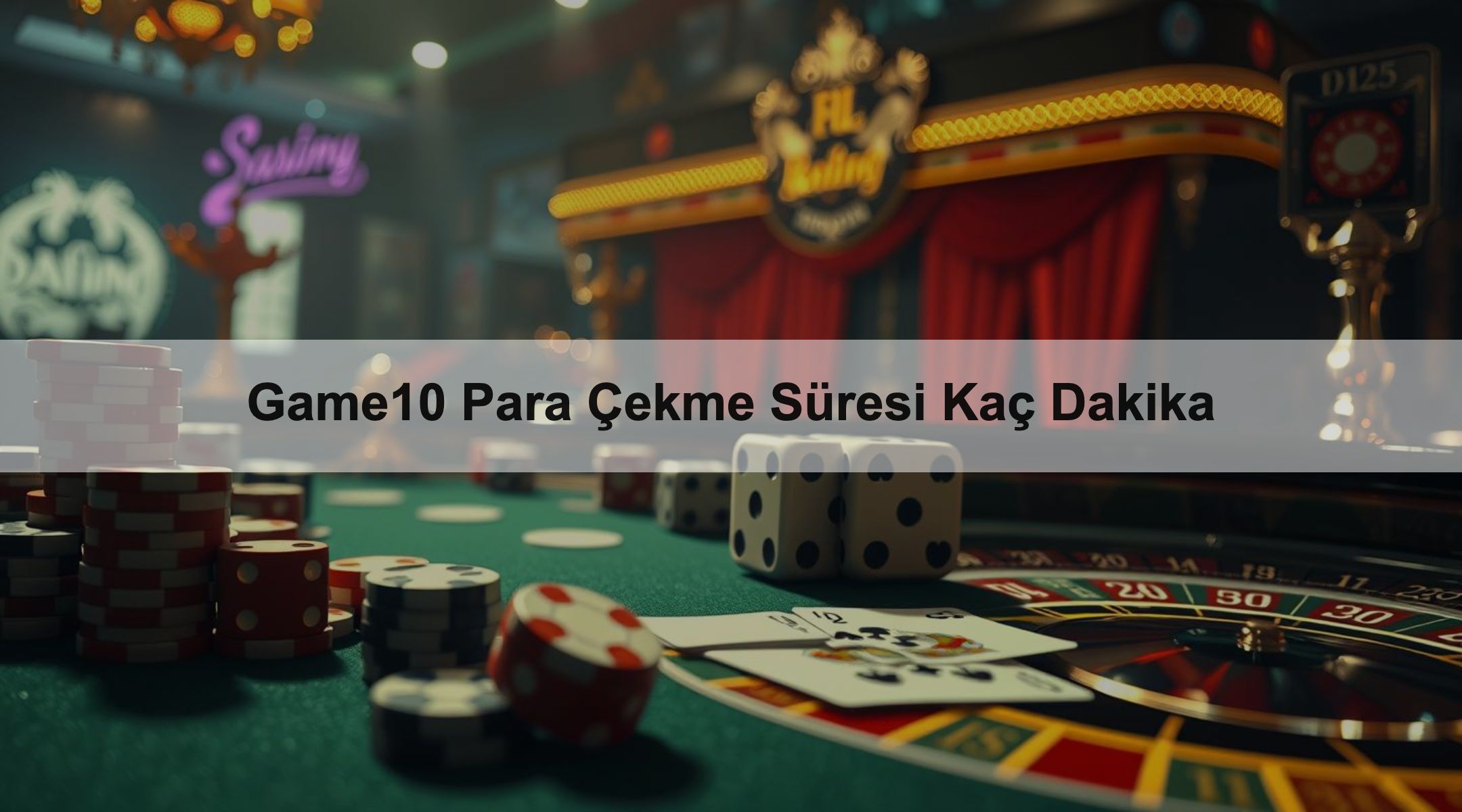 Game10 Para Çekme Süresi Kaç Dakika